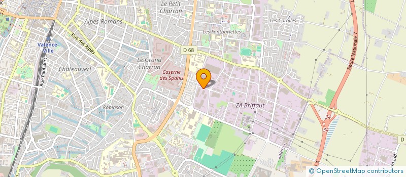 localisation de l'entreprise AGREMATEL à VALENCE