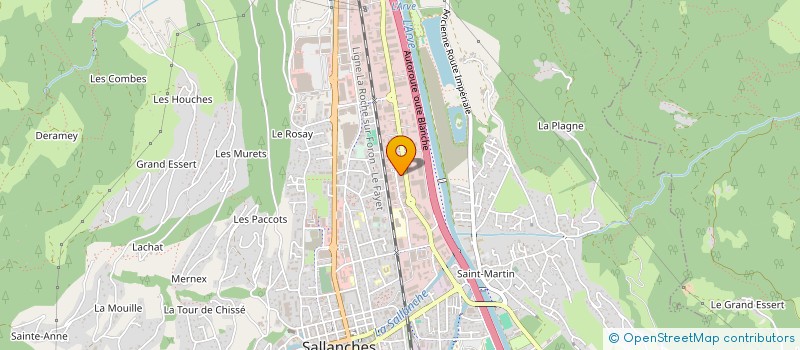 localisation de l'entreprise AGREMENT  SALLANCHES