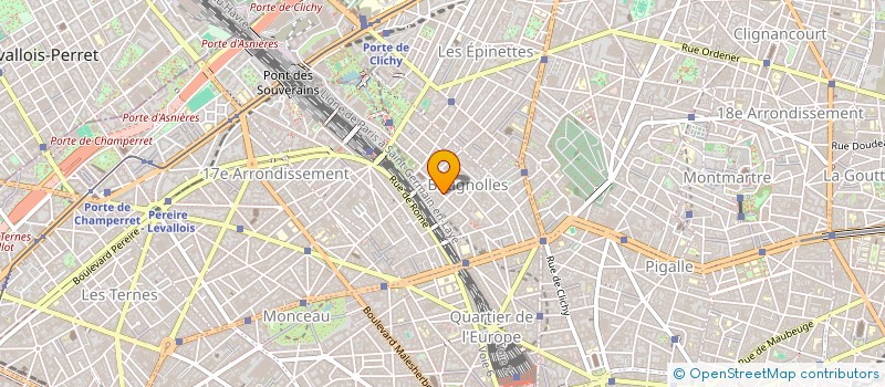 localisation de l'entreprise AGREPI - ASSOCIATION DES SPECIALISTES DE LA MAITRISE ET DU MANAGEMENT DES RISQUES à CLICHY