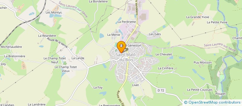localisation de l'entreprise AGRESPO à SAINT-MALO-DU-BOIS