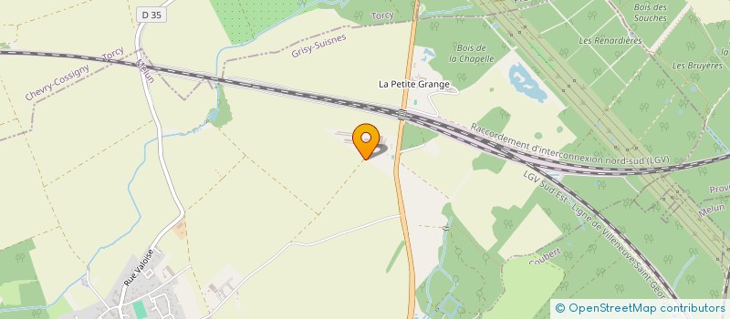 localisation de l'entreprise AGREVAL  GRISY-SUISNES