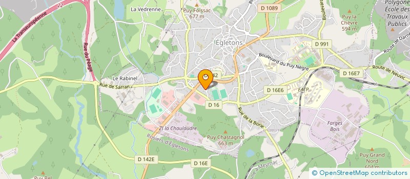 localisation de l'entreprise AGRI 3 FRERES à EGLETONS