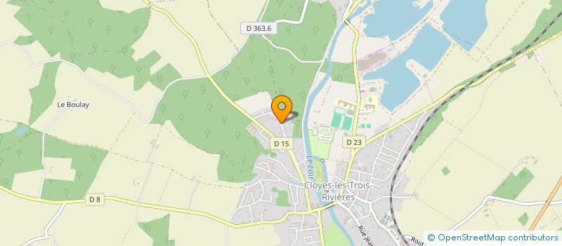 localisation de l'entreprise AGRI 41 à CLOYES-LES-TROIS-RIVIERES