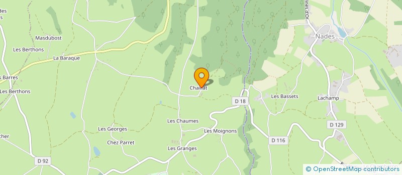 localisation de l'entreprise AGRI 63 à MENAT