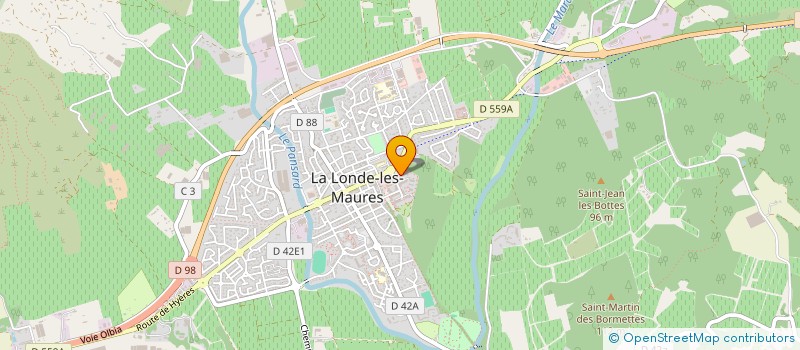 localisation de l'entreprise AGRI 83 à LA LONDE-LES-MAURES
