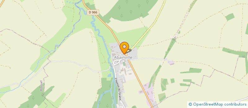 localisation de l'entreprise AGRI ABV à ABAINVILLE