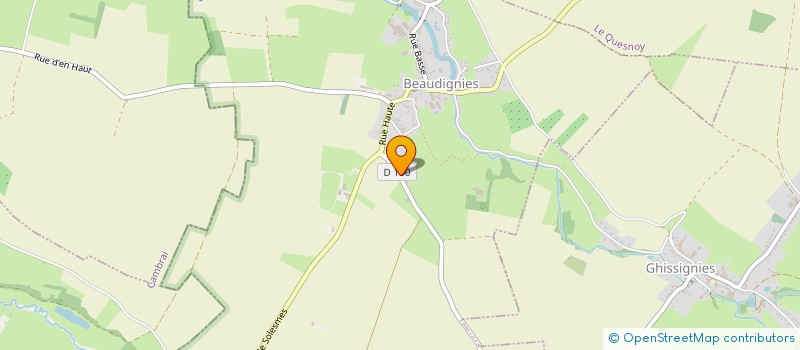localisation de l'entreprise AGRI ACTIFS à BEAUDIGNIES