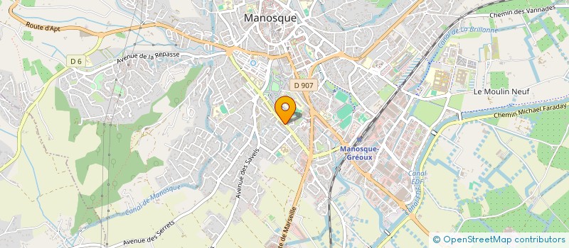 localisation de l'entreprise AGRI ALPES à MANOSQUE