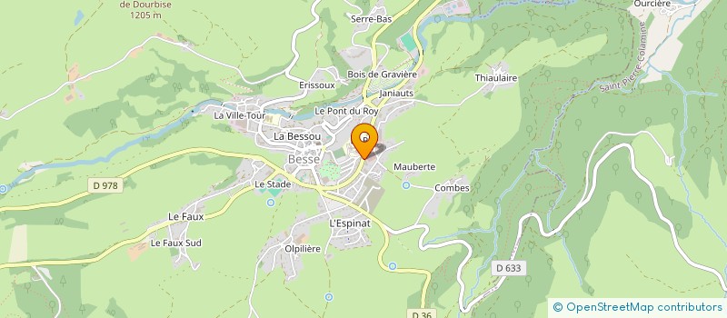 localisation de l'entreprise AGRI BESSE à BESSE-ET-SAINT-ANASTAISE