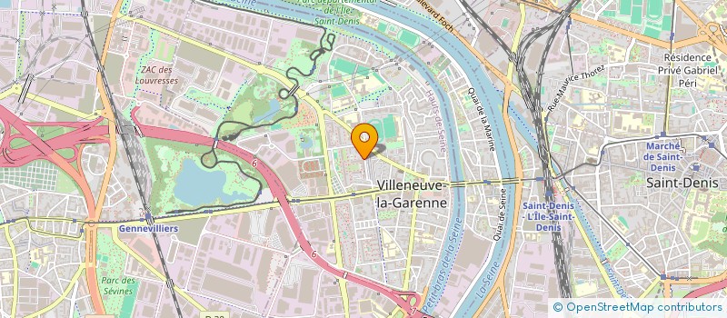 localisation de l'entreprise AGRI BIO PROVENCE à VILLENEUVE-LA-GARENNE