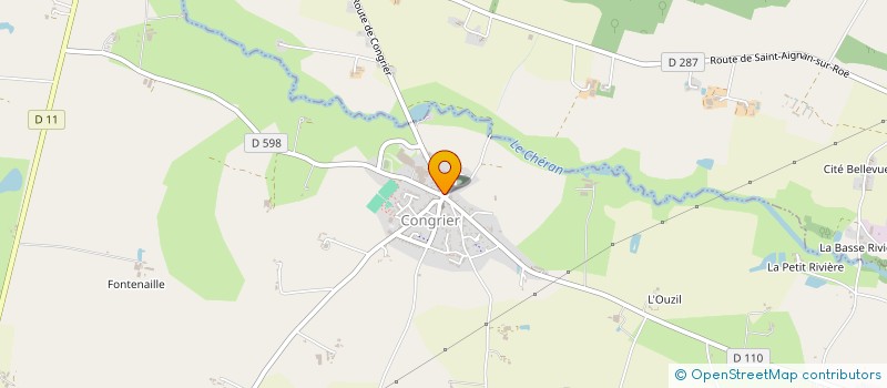 localisation de l'entreprise AGRI BIOGAZ HOLDING  CONGRIER