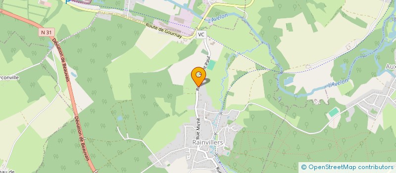 localisation de l'entreprise AGRI BIOMASSE CHAUDIERE  RAINVILLERS