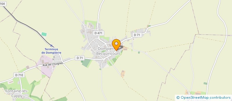 localisation de l'entreprise AGRI BL  DOMPIERRE-BECQUINCOURT