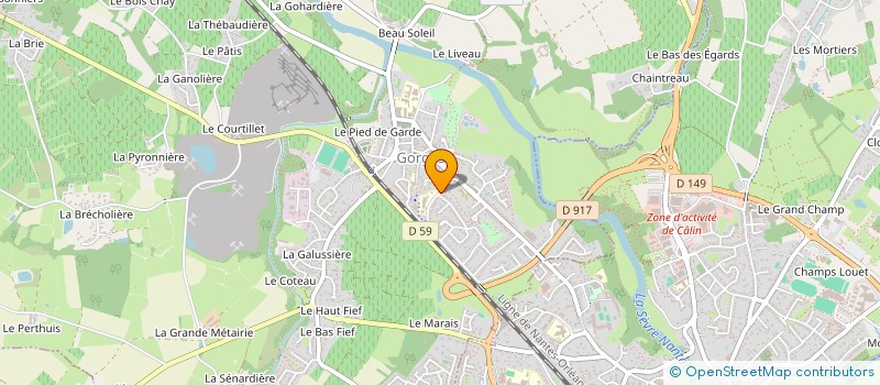 localisation de l'entreprise AGRI BOURNAIRE  GORGES