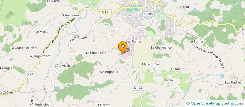 localisation de l'entreprise AGRI BRESSE IMMOBILIER  SAINT-MARTIN-EN-HAUT