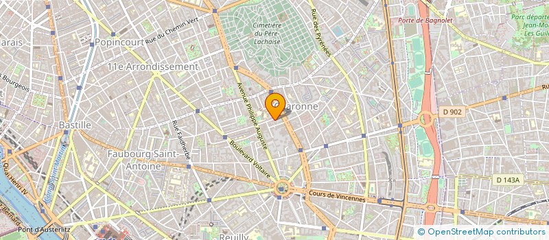 localisation de l'entreprise AGRI BUSINESS à PARIS