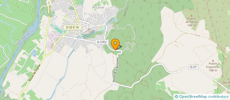 localisation de l'entreprise AGRI CC  ANIANE