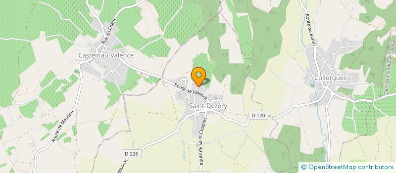 localisation de l'entreprise AGRI CERTI à SAINT-DEZERY