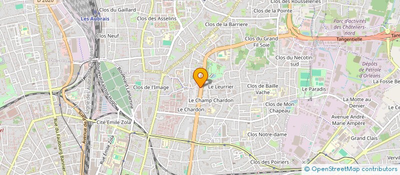 localisation de l'entreprise AGRI CONSEIL CVL à ORLEANS