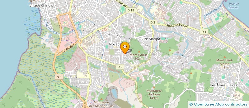 localisation de l'entreprise AGRI CONSULTING  CAYENNE