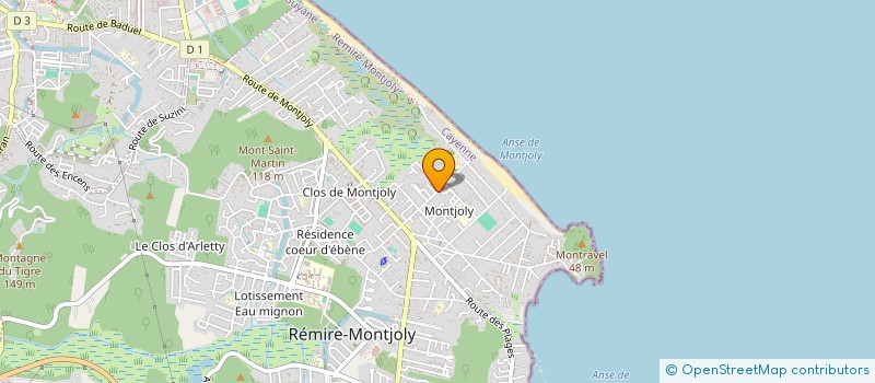 localisation de l'entreprise AGRI CRIQ FRIOU ST GEOR MARIP  REMIRE-MONTJOLY