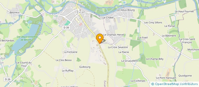 localisation de l'entreprise AGRI EVRAN à EVRAN