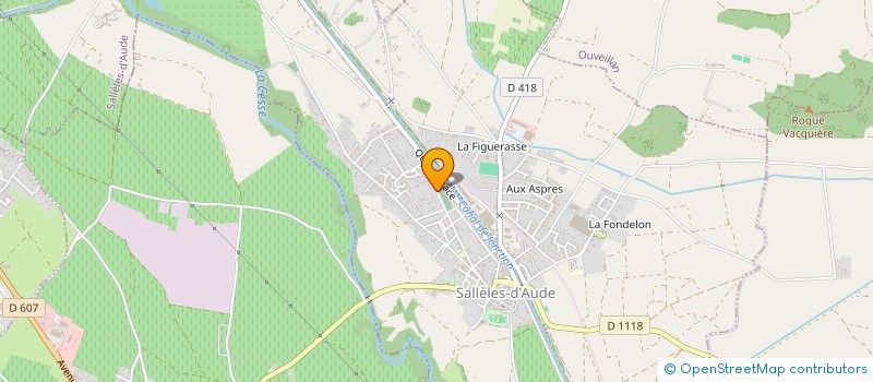 localisation de l'entreprise AGRI FAMILY  SALLELES-D'AUDE