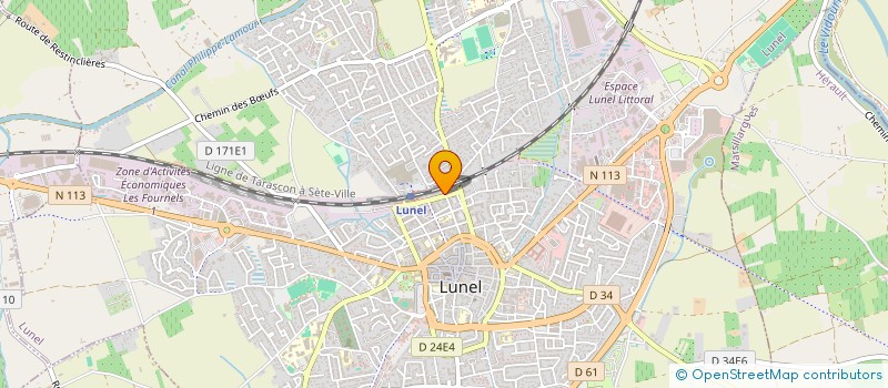 localisation de l'entreprise AGRI FLORIN  LUNEL