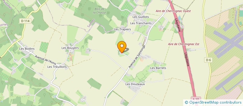 localisation de l'entreprise AGRI FORAGE à CHERMIGNAC