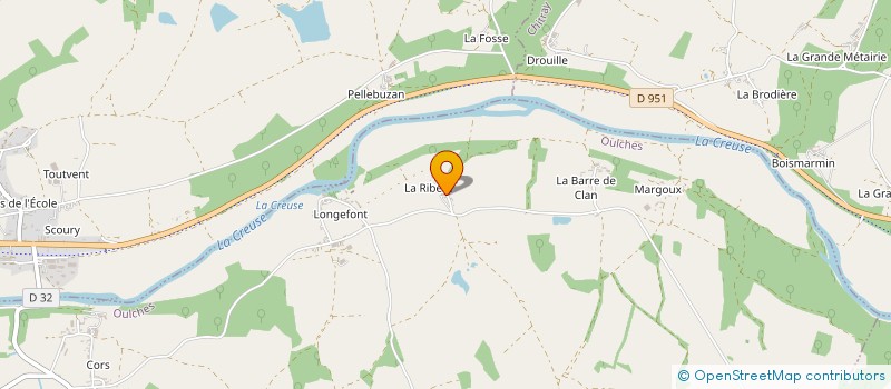 localisation de l'entreprise AGRI FOREST à LUZERET