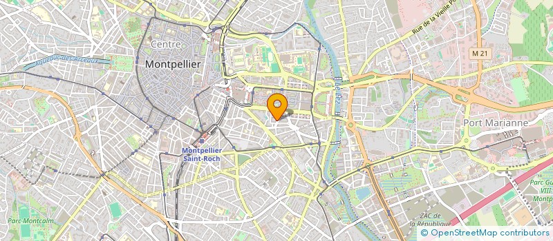 localisation de l'entreprise AGRI FOREST à MONTPELLIER