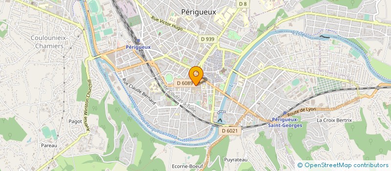 localisation de l'entreprise AGRI FORET ENVIRONNEMENT  PERIGUEUX