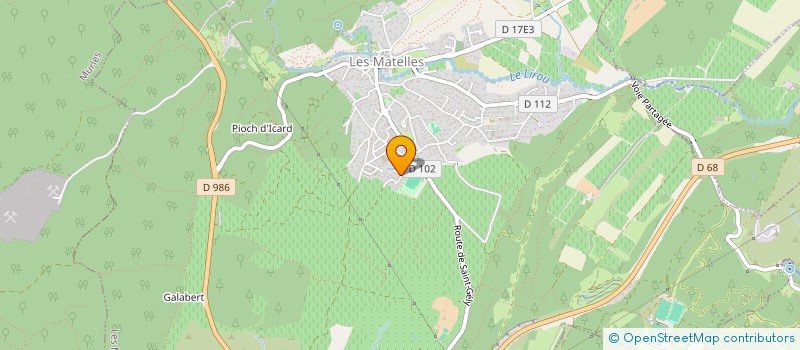 localisation de l'entreprise AGRI FORMATIONS CONSEILS  LES MATELLES