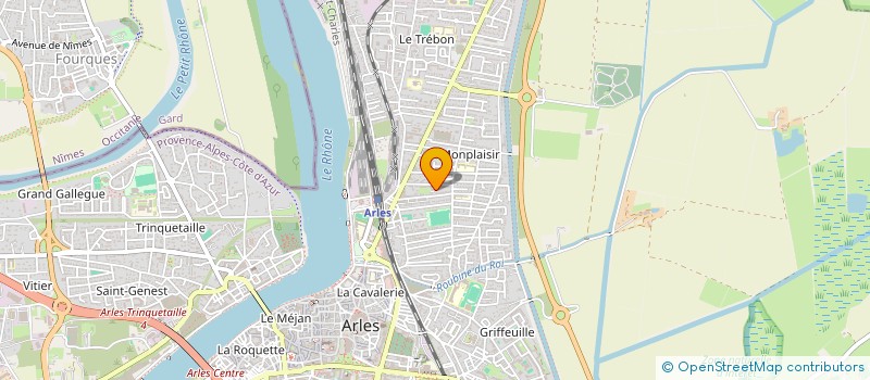 localisation de l'entreprise AGRI FRANCE à ARLES