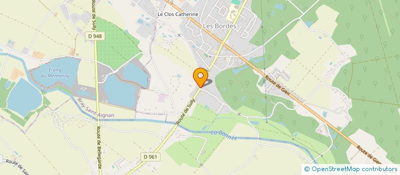 localisation de l'entreprise AGRI FROT à BONNEE
