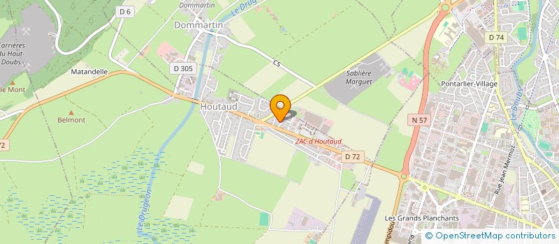 localisation de l'entreprise AGRI IMMO DORNIER  HOUTAUD