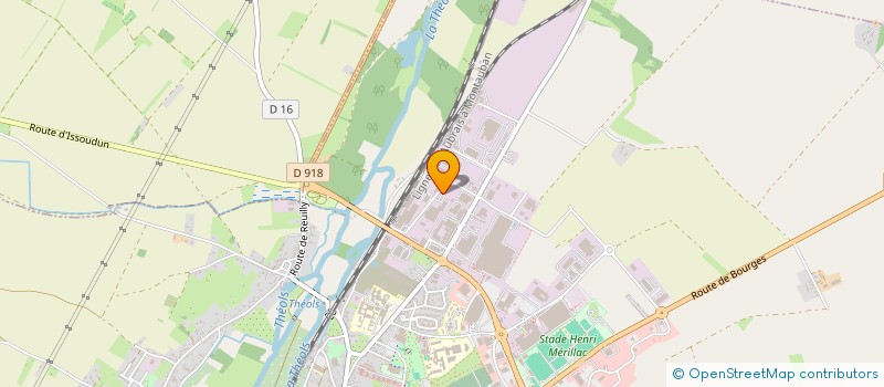 localisation de l'entreprise AGRI-INDRE à ISSOUDUN