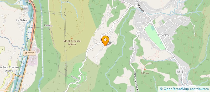 localisation de l'entreprise AGRI JARDIN  LEVENS