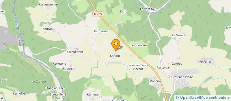 localisation de l'entreprise AGRI LM à PLOUAY