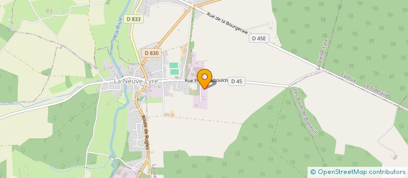 localisation de l'entreprise AGRI LOGISTIQUE à LA VIEILLE-LYRE