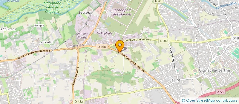 localisation de l'entreprise AGRI LONG  GIGNAC-LA-NERTHE