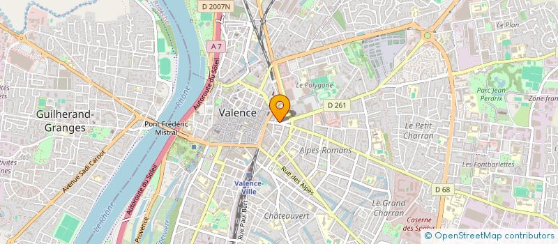 localisation de l'entreprise AGRI LOYAL à VALENCE