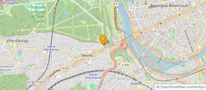 localisation de l'entreprise AGRI MAC à SEVRES
