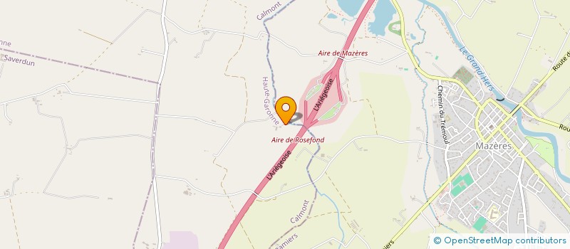 localisation de l'entreprise AGRI MAJOURAUT  CALMONT