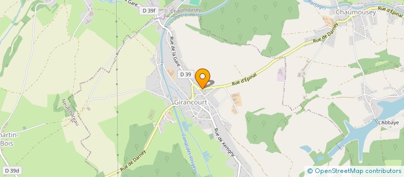 localisation de l'entreprise AGRI MAT VOGE  GIRANCOURT