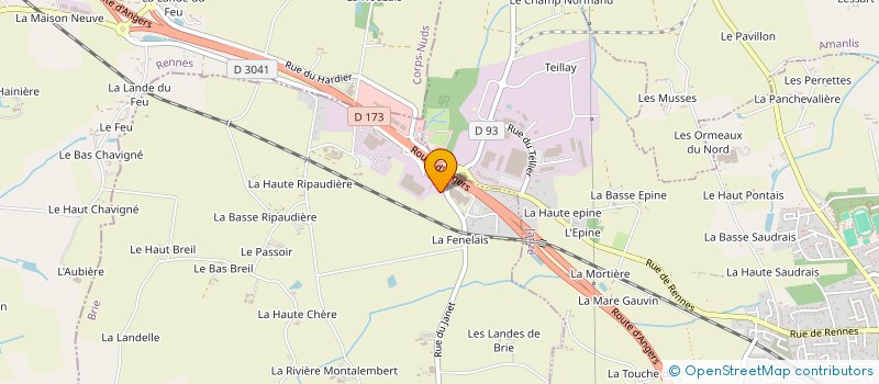 localisation de l'entreprise AGRI MATERIAUX à BRIE