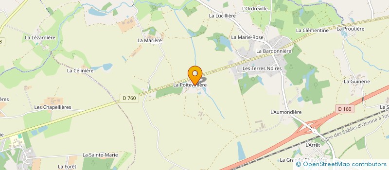 localisation de l'entreprise AGRI METH'ACHARDS à SAINTE-FLAIVE-DES-LOUPS