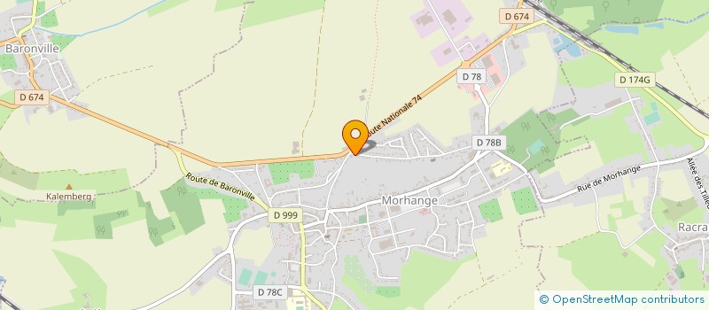 localisation de l'entreprise AGRI METHA 57 à MORHANGE