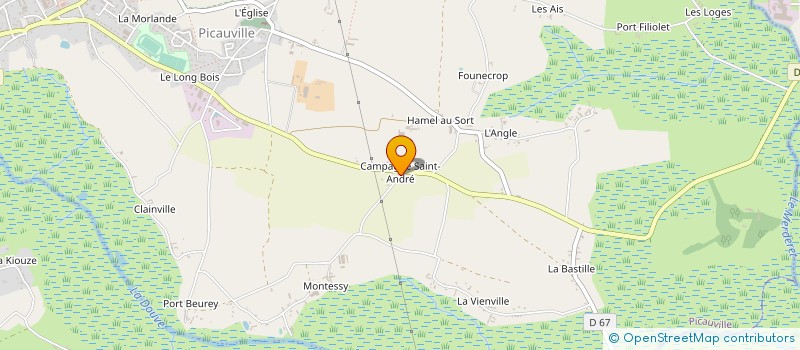 localisation de l'entreprise AGRI METHA GROUPE DES MARAIS à PICAUVILLE
