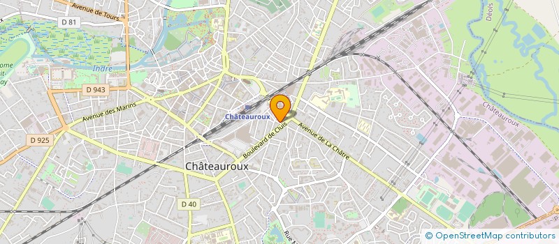 localisation de l'entreprise AGRI NEGOCE 36 à CHATEAUROUX